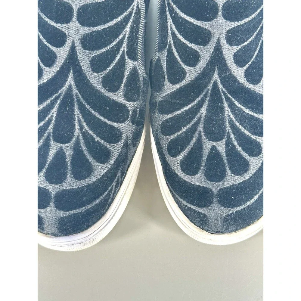 Birdies Womens The Swift Black Velvet Dressy Sneakers Size 6.5 Slip On Flats - Picture 4 of 14